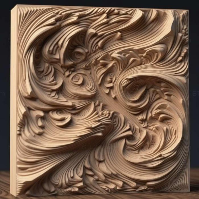 Patterns and decorations (stl flow 1, PATTERN_1249) 3D models for cnc